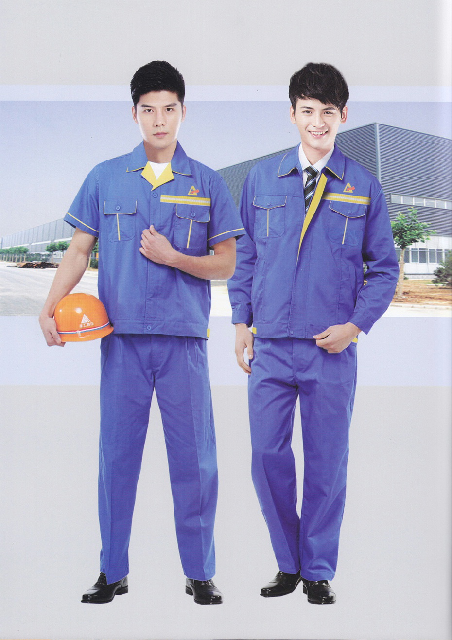 3款造船廠車(chē)間工作服夏季短袖工作服